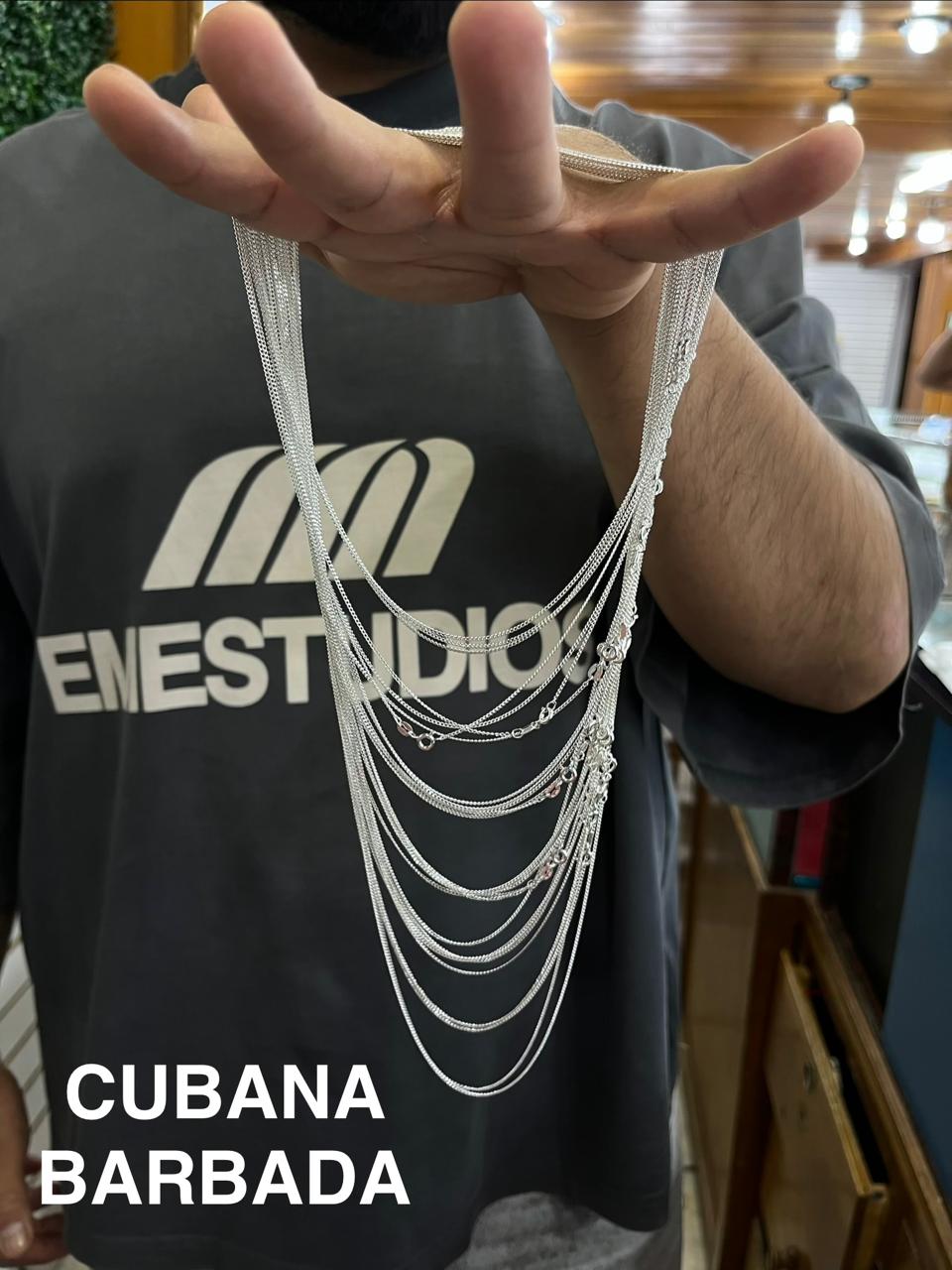 Cadena Cubana Barbada 14 mm